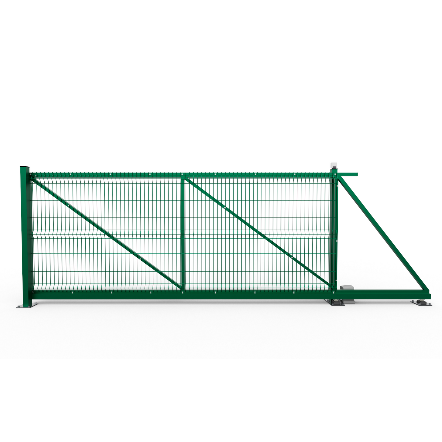 Brama przesuwna 3D przygotowana pod AUTOMAT