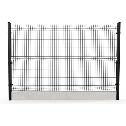 Ogrodzenie panelowe 3D Ø 5mm - L 2560mm z podmurówką PREMIUM