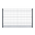 EcoHybrid Security Fencing - 2500mm with Concrete Gravel Board
