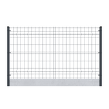 EcoHybrid Security Fencing - 2500mm with Concrete Gravel Board