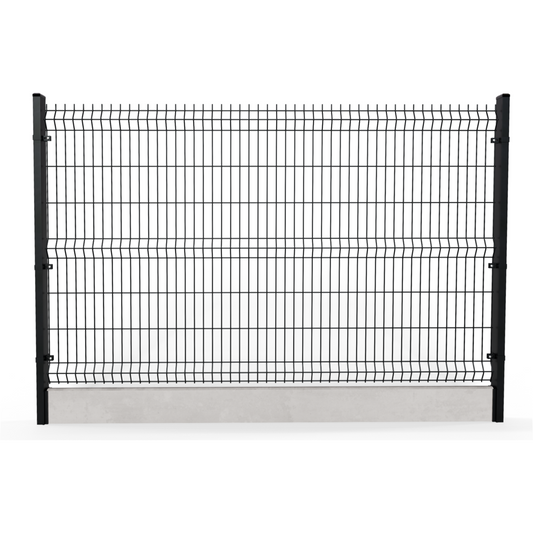 Ogrodzenie panelowe 3D Ø 5mm - L 2560mm z podmurówką PREMIUM