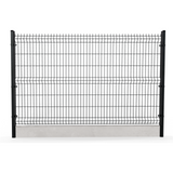 Ogrodzenie panelowe 3D Ø 5mm - L 2560mm z podmurówką PREMIUM