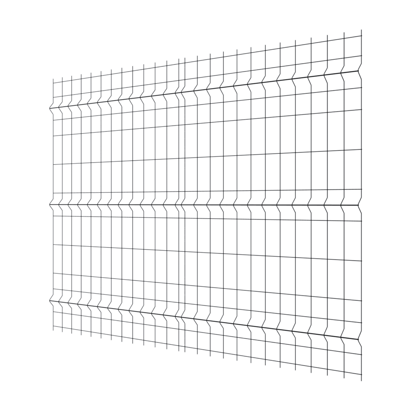 EcoHybrid Security Fencing - L 2560mm - PANELS ONLY